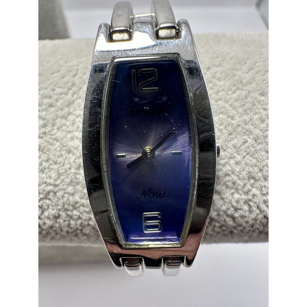 Armitron Now 75/3475 Womens Watch New Battery 17MM 7.25" Silver Tone Q